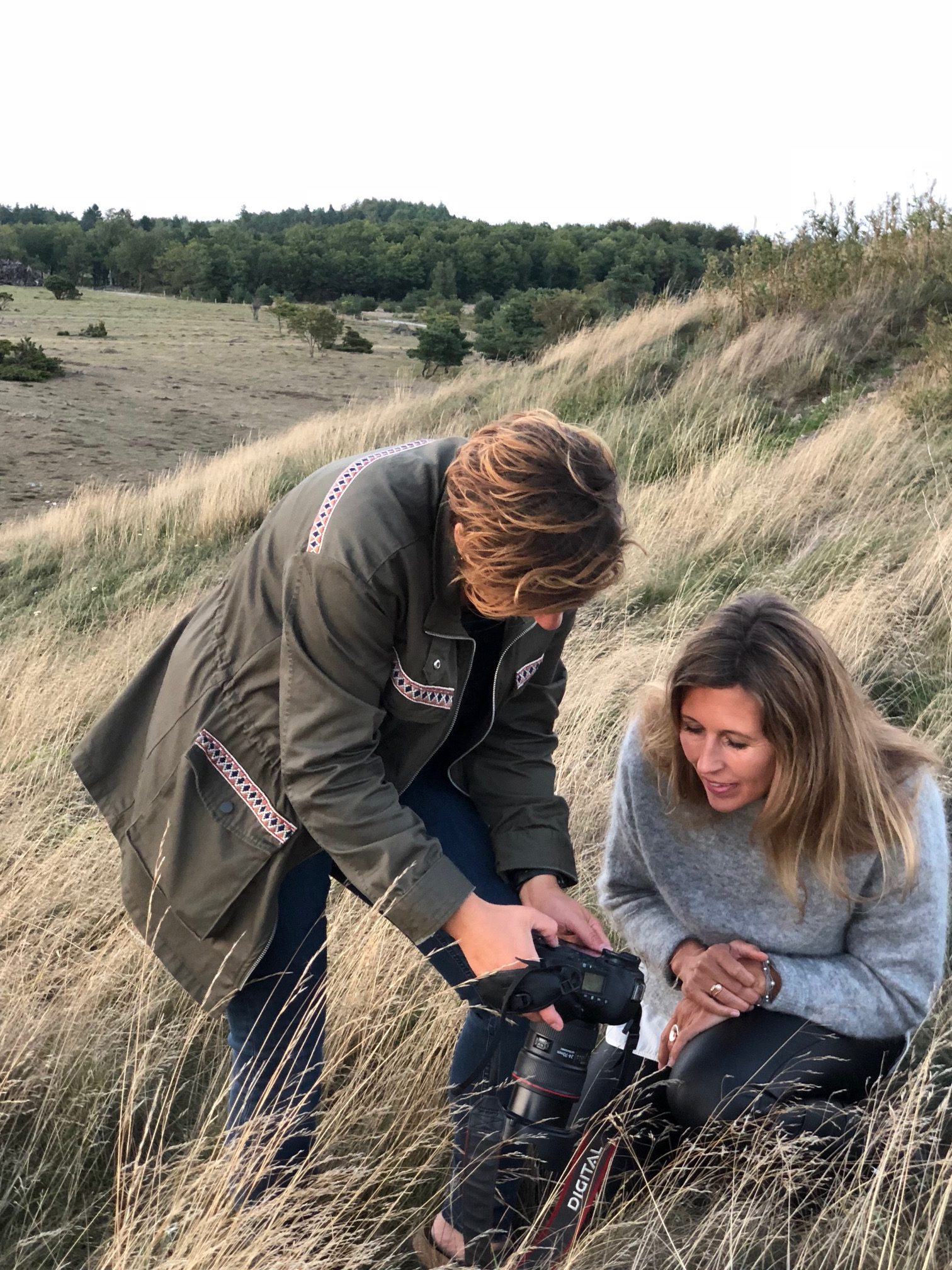 Fotosession med Anne Kring til Lisbeth Fruensgaard nye bog om stress.